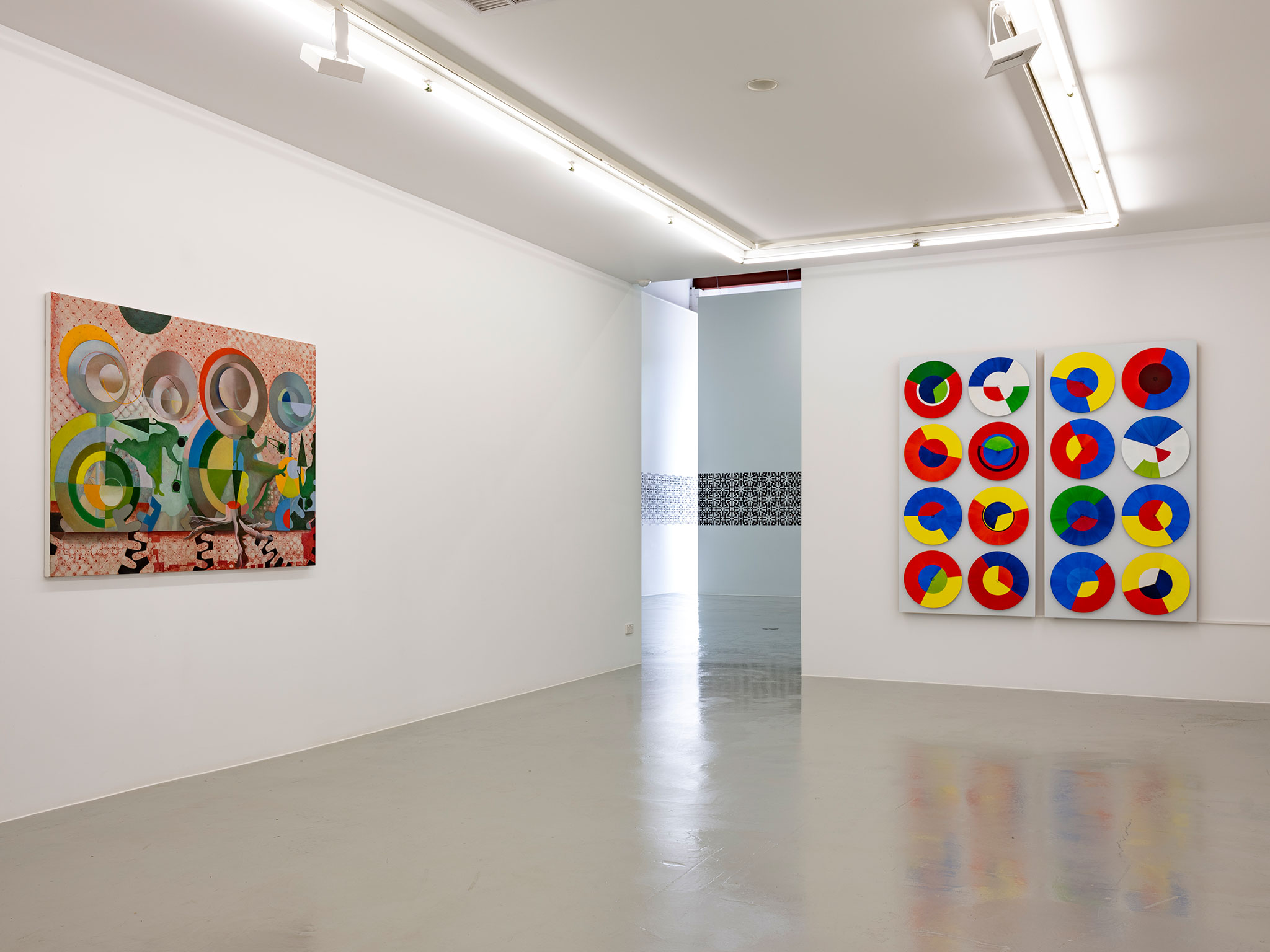 Madeleine Kelly Installation view Spin out, Spun in