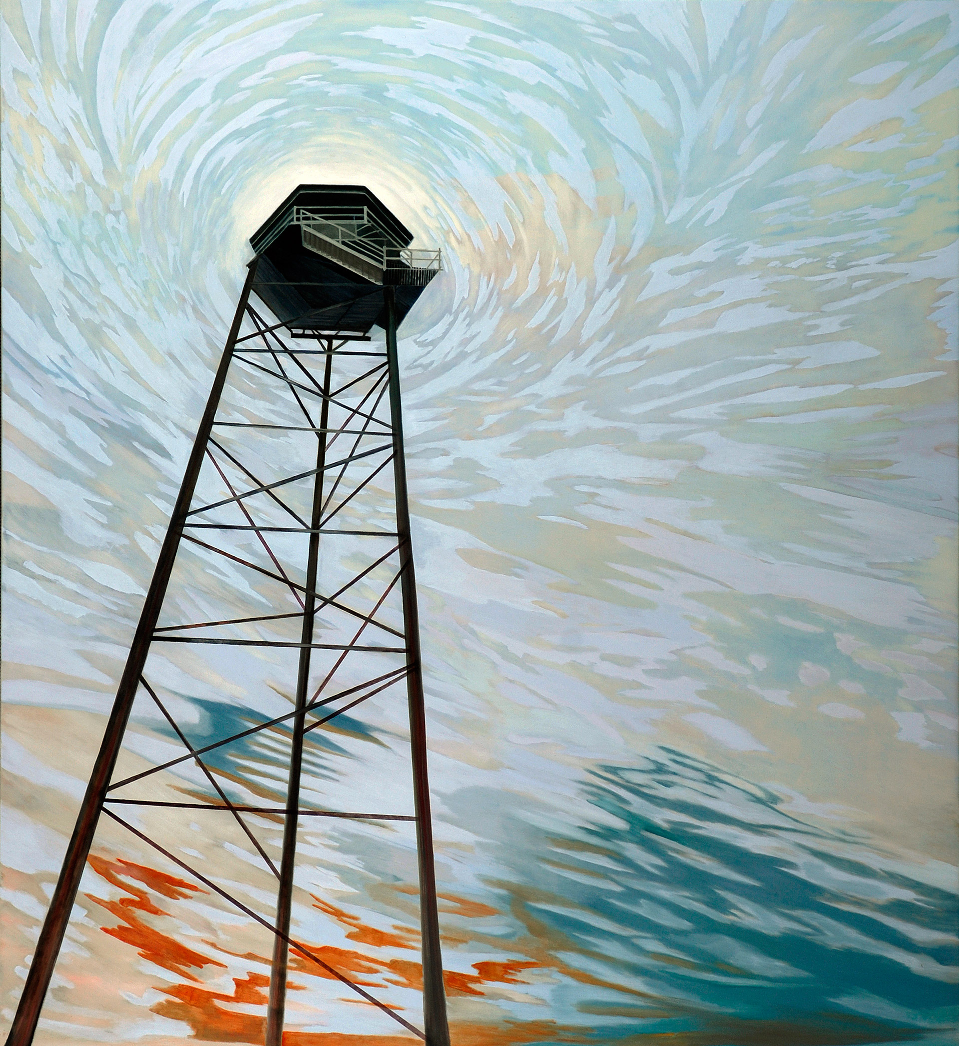 Madeleine Kelly Forewarning 2006 Oil on Canvas 190 x 172cm