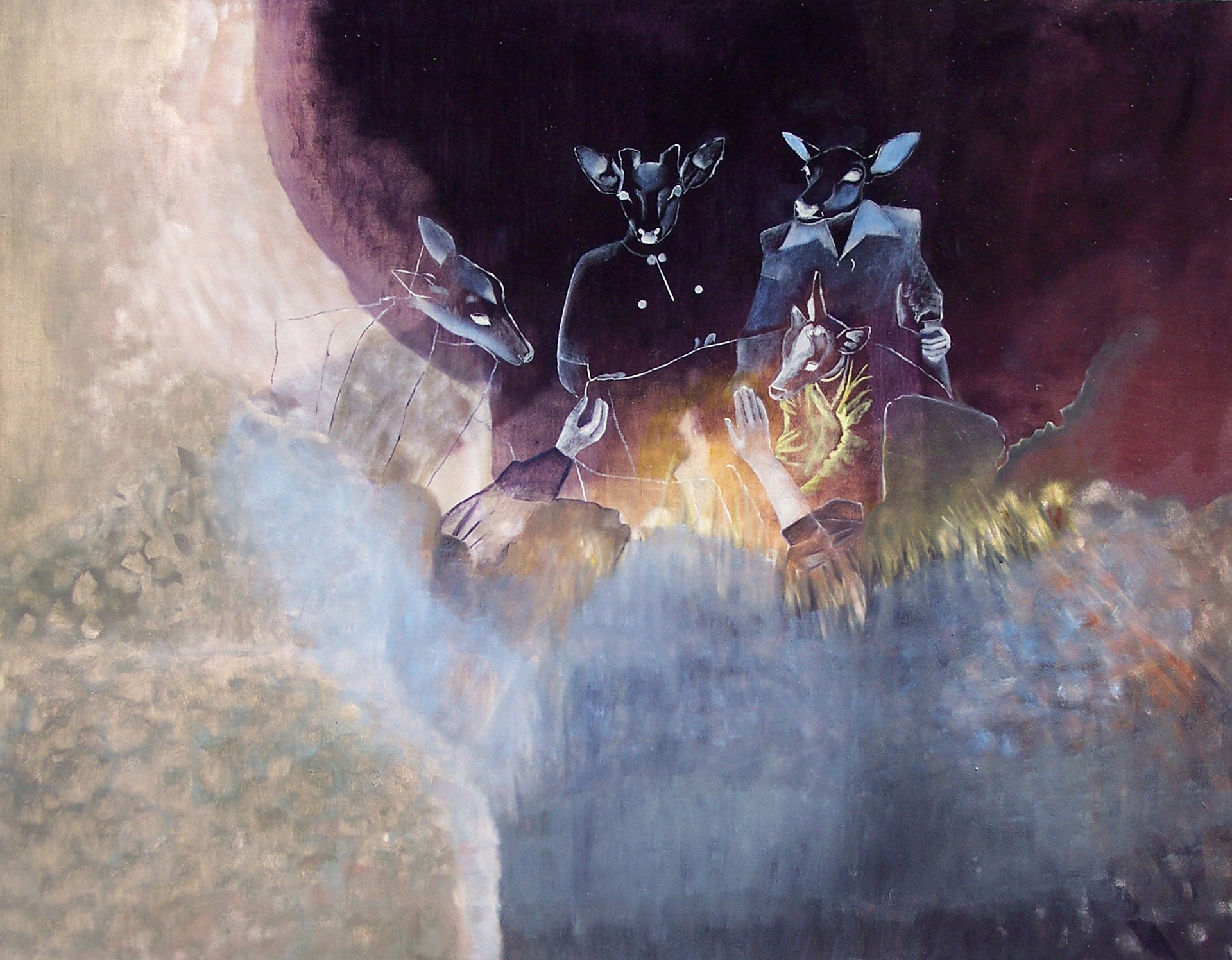 Madeleine Kelly Afterglow 2007 Oil on polyester 90 x 115cm