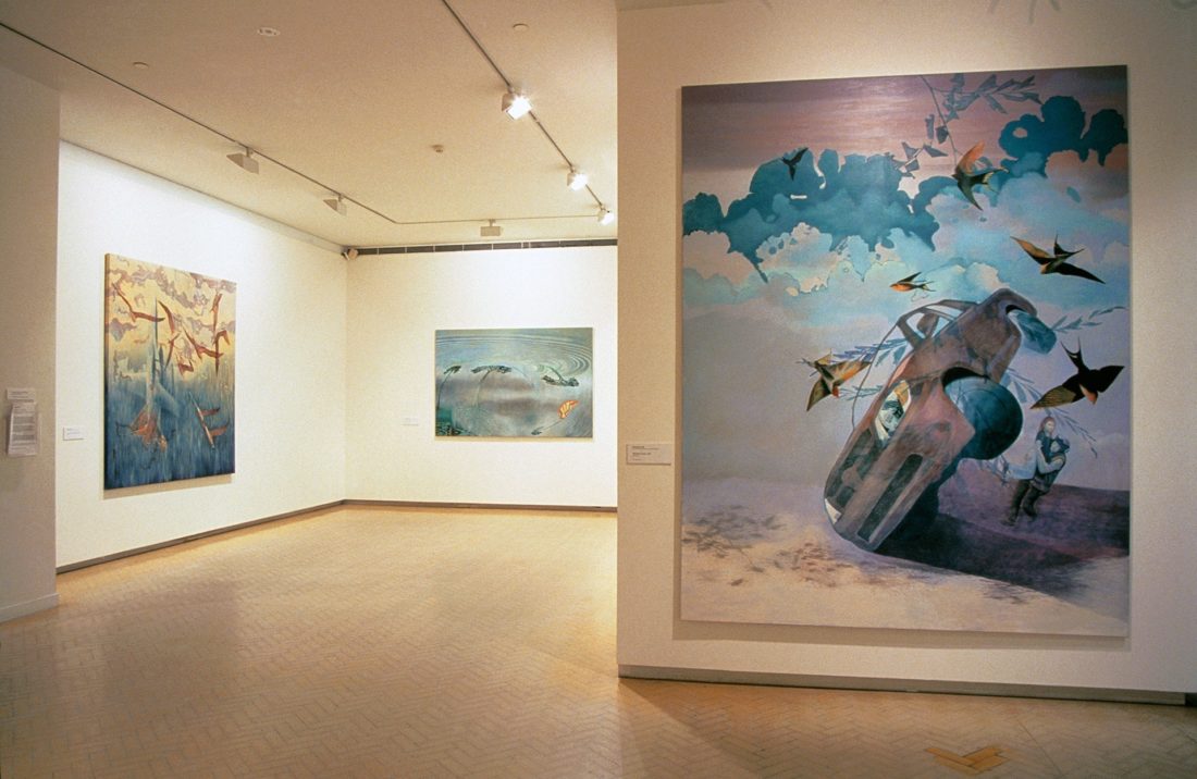 Madeleine Kelly Installation of paintings Primavera 2005, Museum of Contemporary Art, Sydney