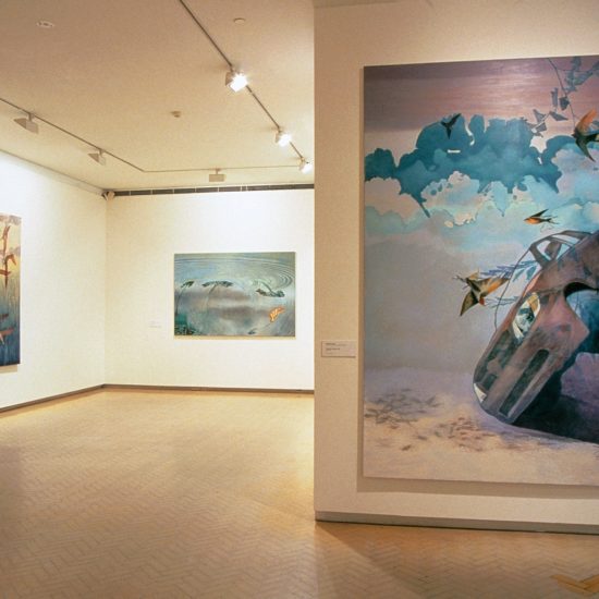 Madeleine Kelly Installation of paintings Primavera 2005, Museum of Contemporary Art, Sydney