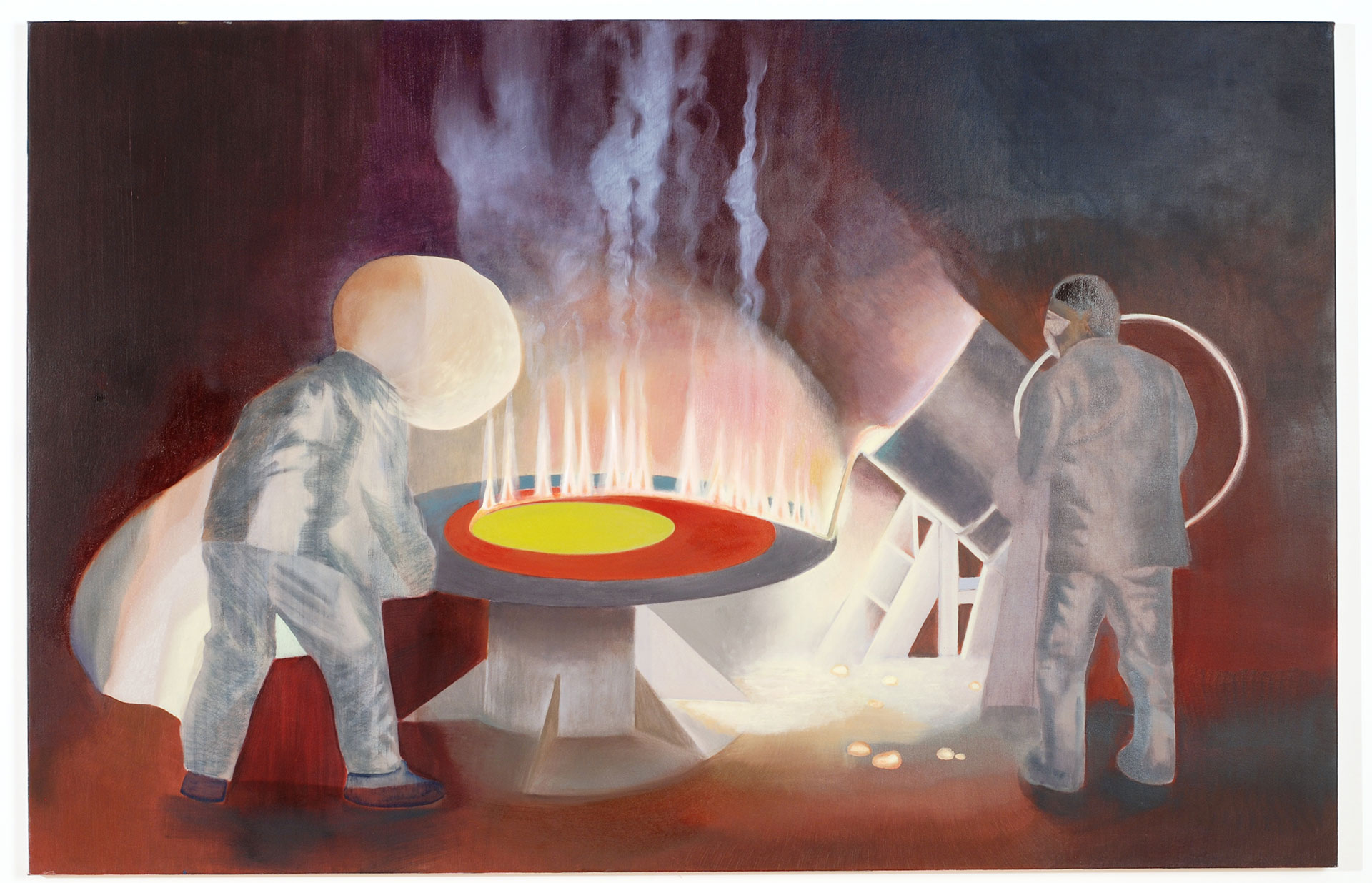 Madeleine Kelly Icarus as Manager 2008 Oil on polyester 110x 170 cm