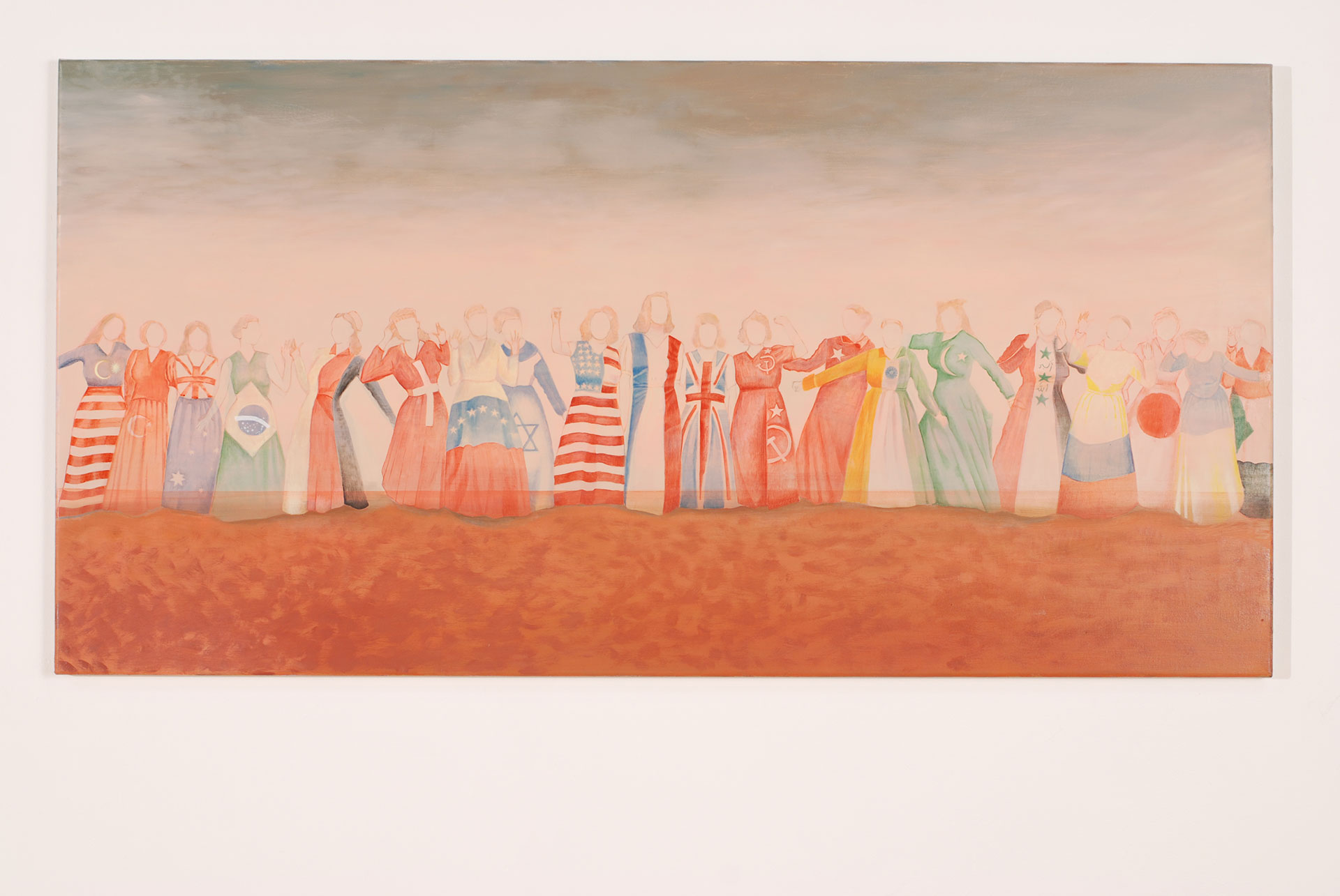 Madeleine Kelly The World as I Know it 2008 Oil on polyester 68 x 135 cm