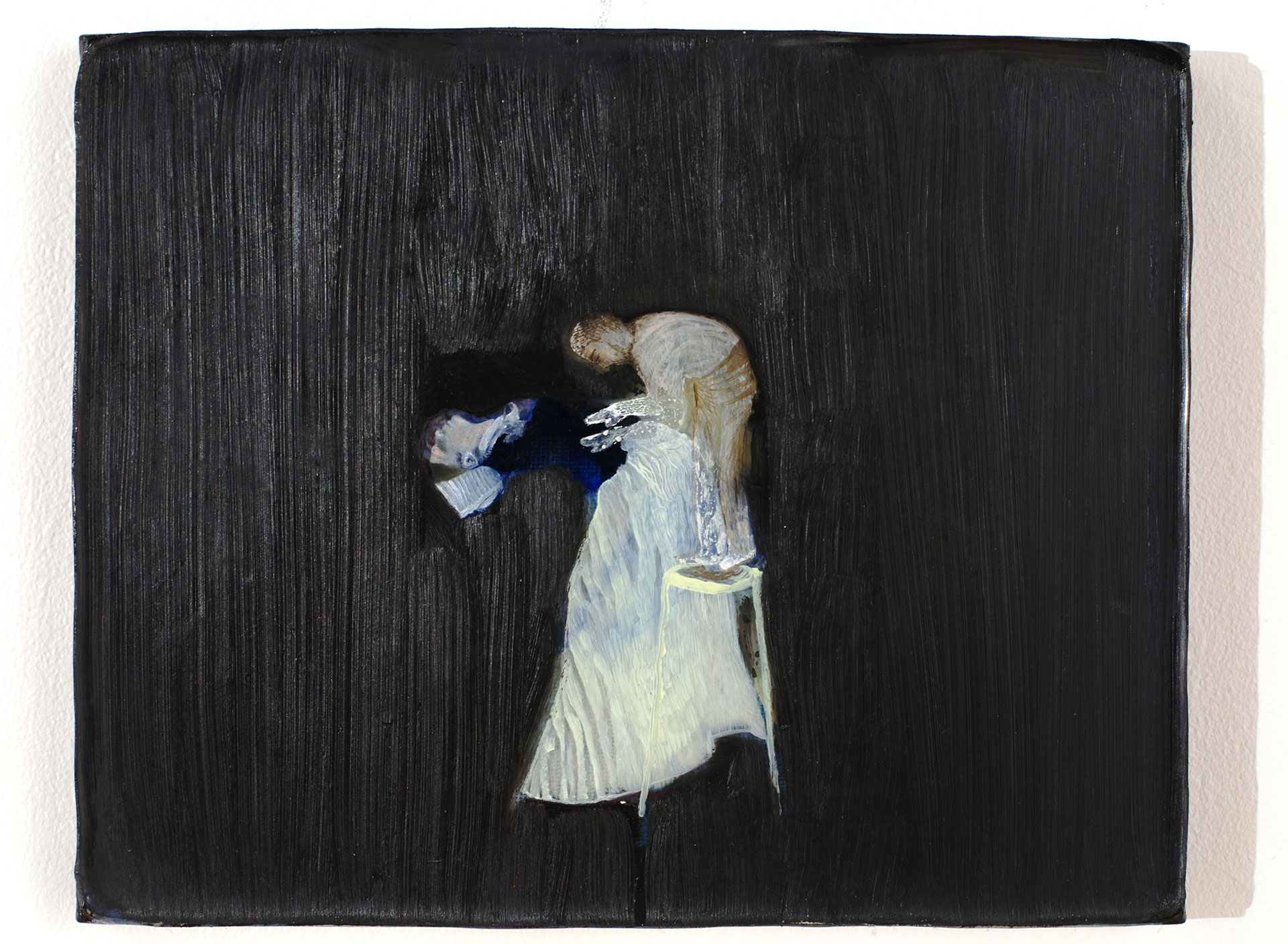 Treatment for Hysteria II 2008 Oil and watercolour on resin 20 x 25cm