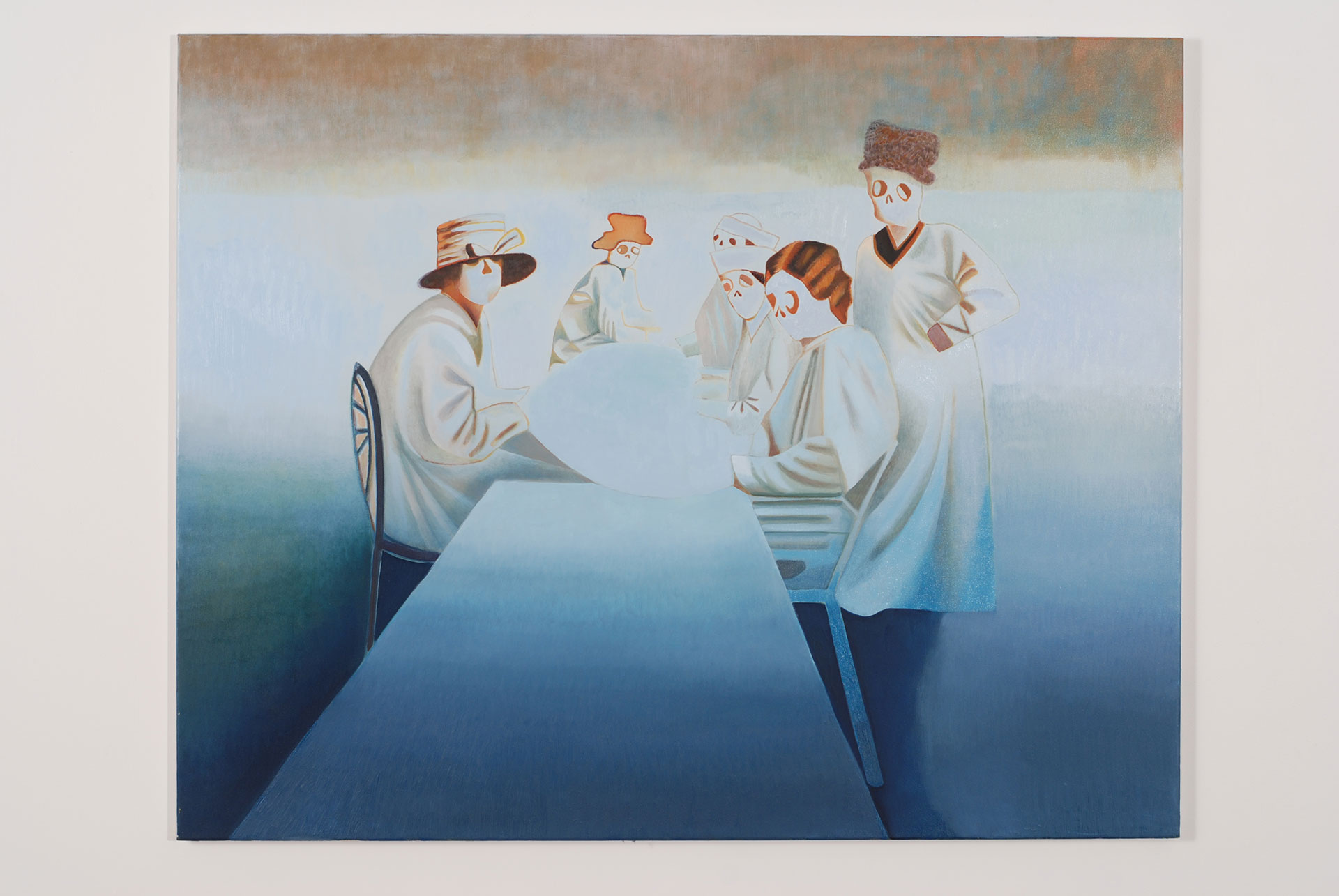 Madeleine Kelly What Begins Aloud 2008 Oil on Polyester 120 x 150cm